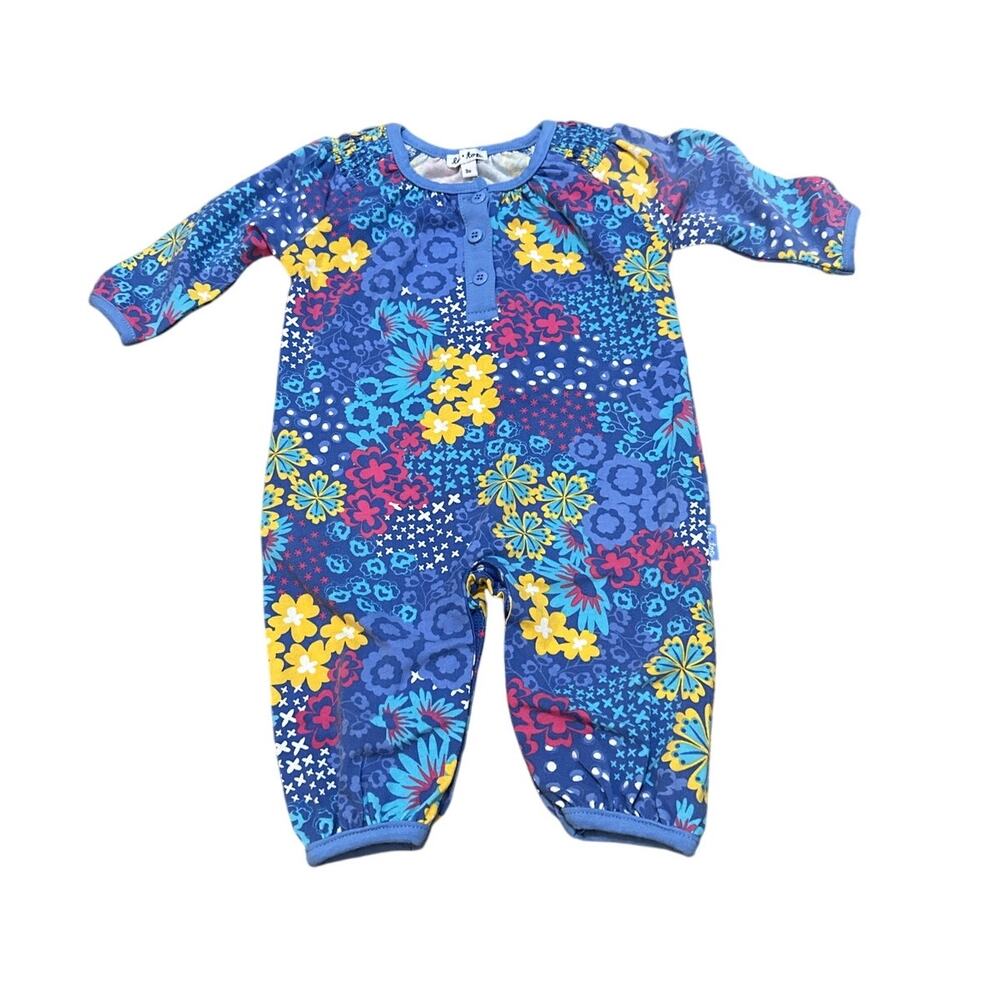 LeTop Allure Collection Jumpsuit One Piece Floral Print Size 3 months new NWT